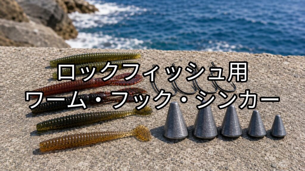 ロックフィッシュ用ワーム・フック・シンカーのアイキャッチ画像