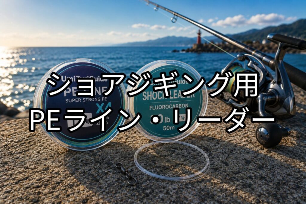 ショアジギング用PEライン・リーダーのアイキャッチ画像