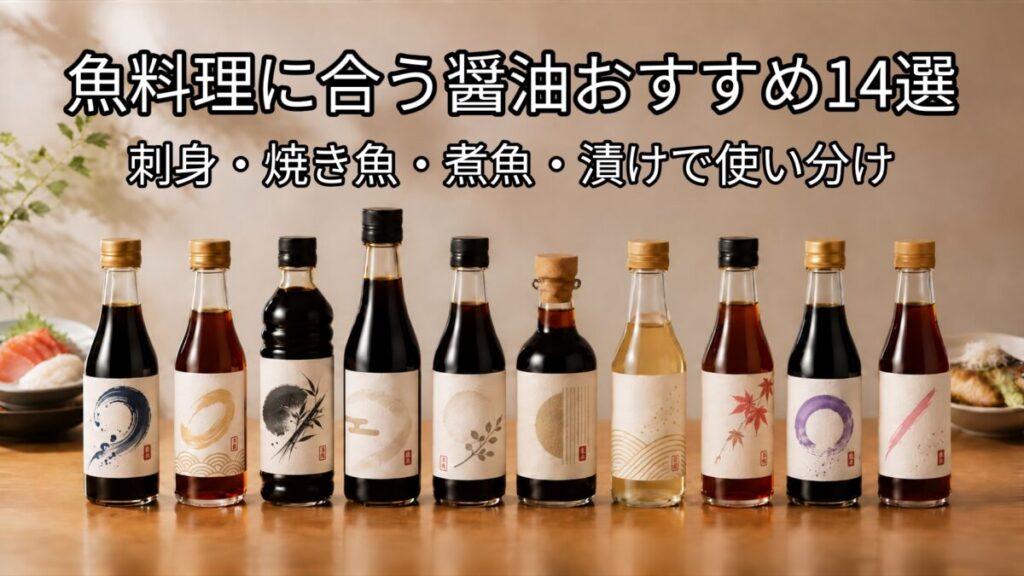 魚料理に合う醤油おすすめ14選のアイキャッチ画像