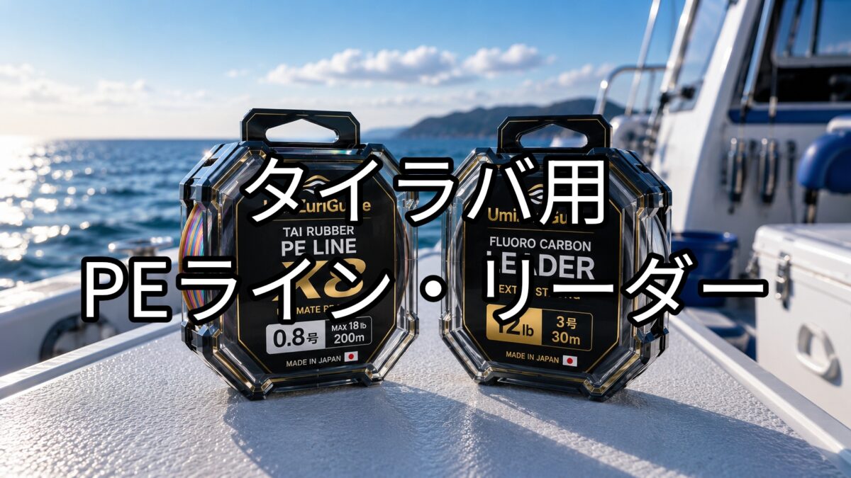 タイラバ用PEライン・リーダーのアイキャッチ画像